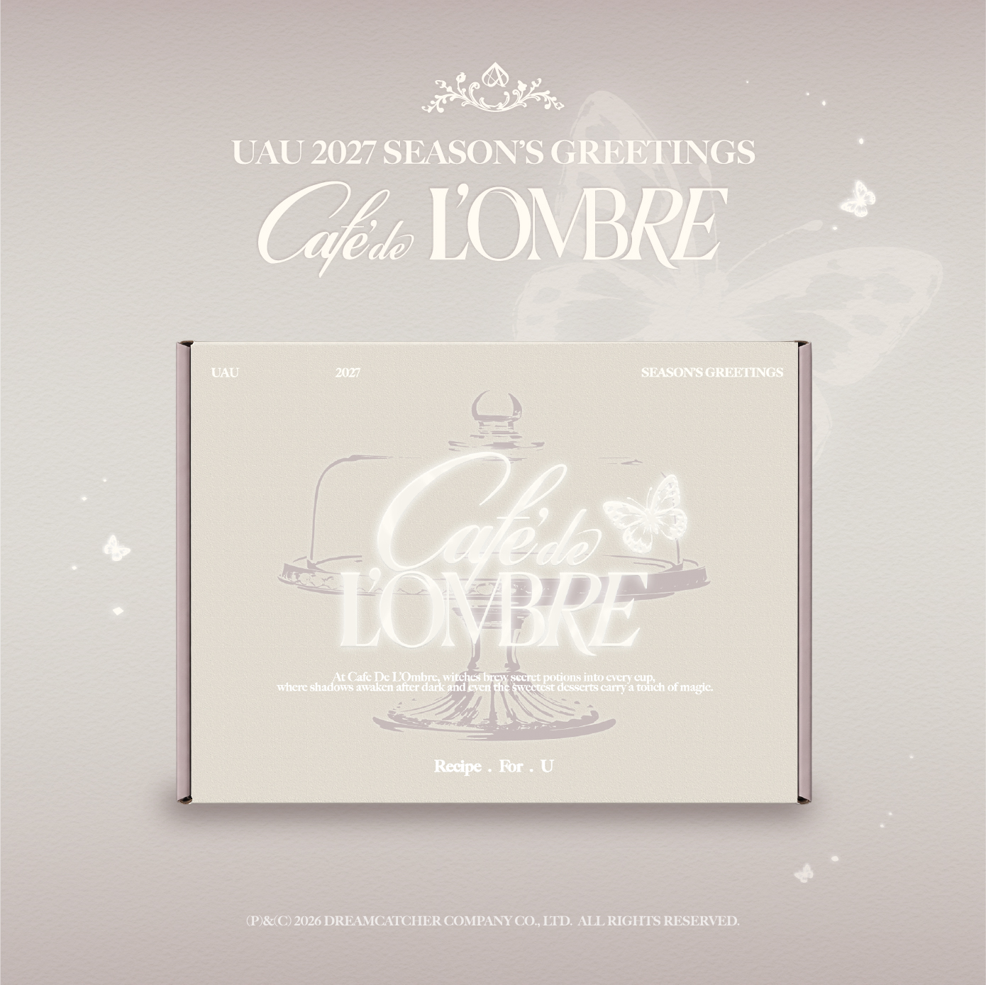 유아유(UAU) - 2027 SEASON’S GREETINGS [Cafe De L'Ombre_Recipe . For . U]
